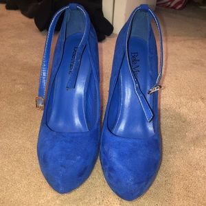 Royal Blue Platform Heels